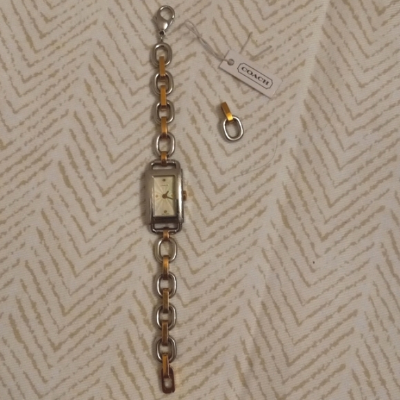 SAlE  Coach/Movado Silver & gold linked watch SALE from 4/9-4/12 + A MYSTERY BOX - Picture 5 of 7
